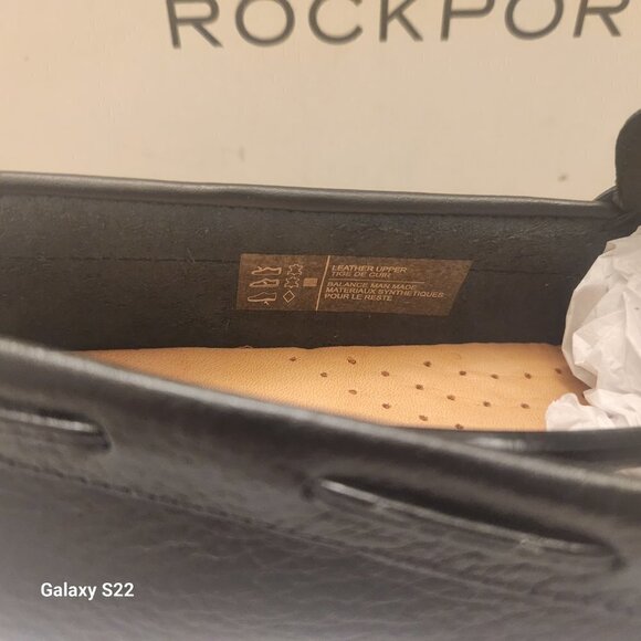 Rockport "Bayview" Black Leather Loafers. NIB. Various - Picture 3 of 11